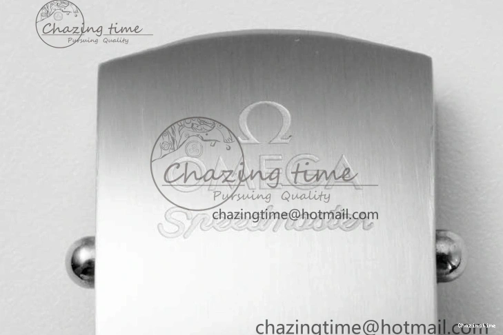 1222 UrbanChic Speedmaster Racing Master SS HKF Best Edition Blue Black Dial on SS Bracelet A 7808